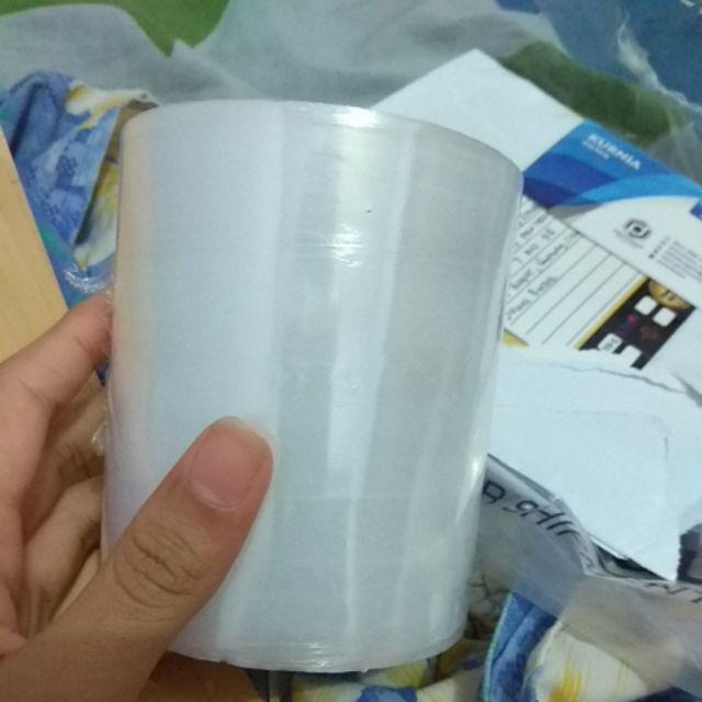 Plastik Wrap Barang 10cm Stretch Film Wrapping Plastic Tebal