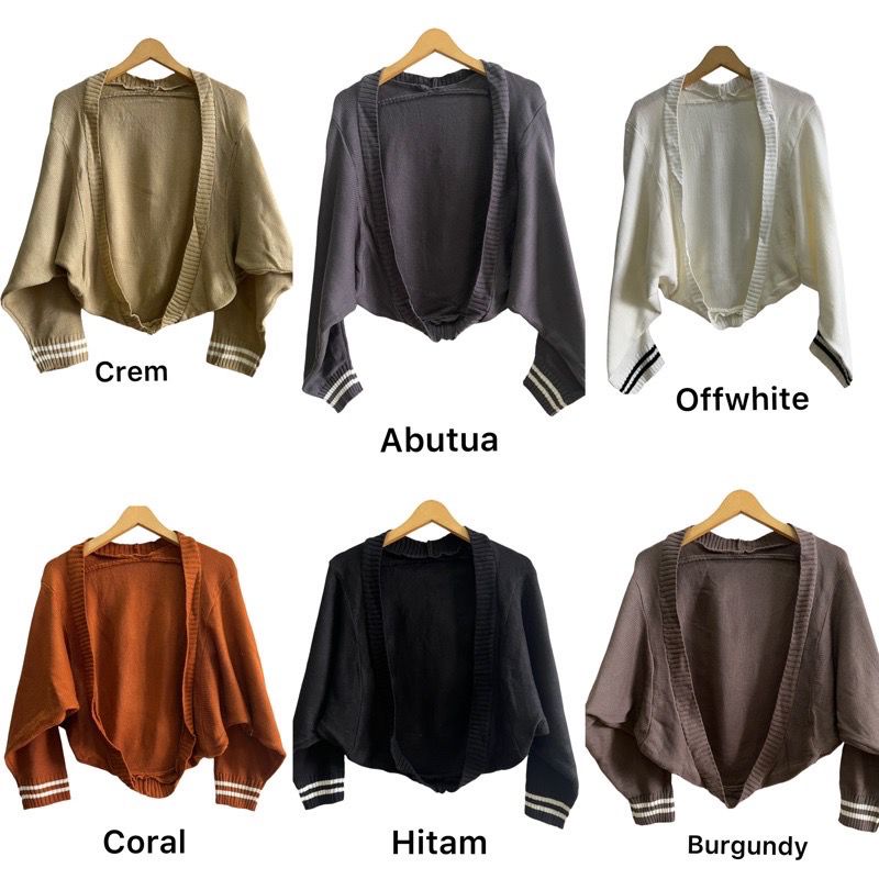 Belleza outlet baju rajut Cardigan rajut atasan wanita Livia Knite cardy