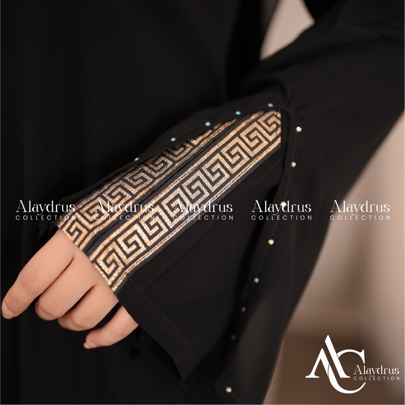 New Abaya Gamis Maxi Dress Arab Saudi Bordir Zephy Turki Umroh Dubai Turkey India Wanita Hitamjo Haidy