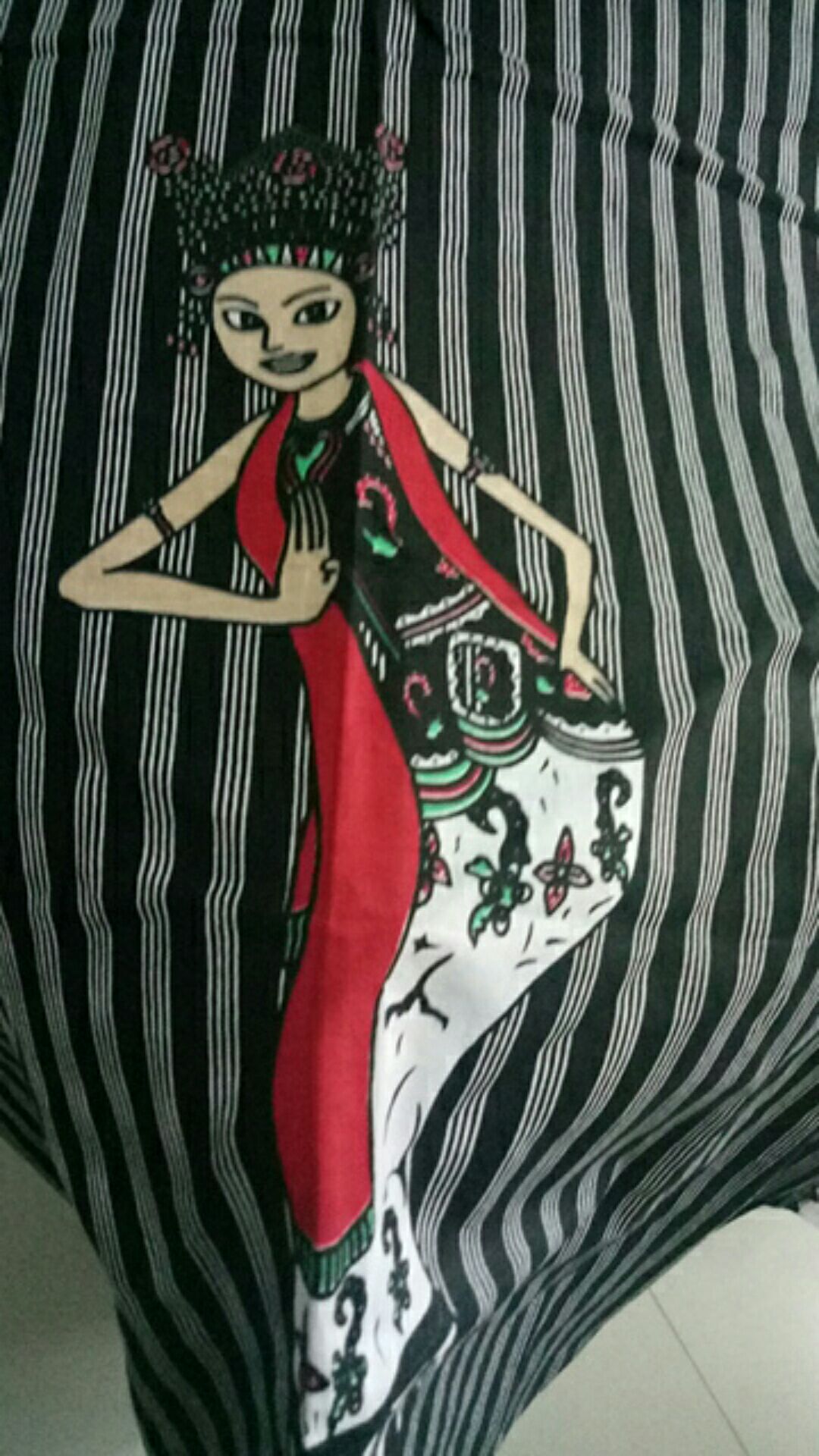 Kain Batik Solo Karakter Lurik Penari Bali