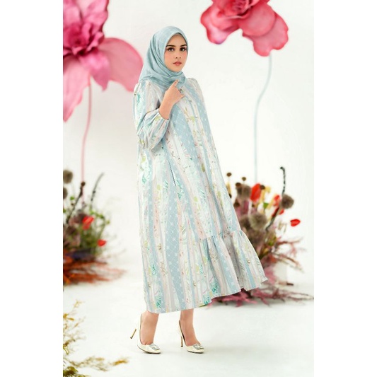 Florian Shirt Dress - Sky Blue Buttonscarves x RiaMiranda