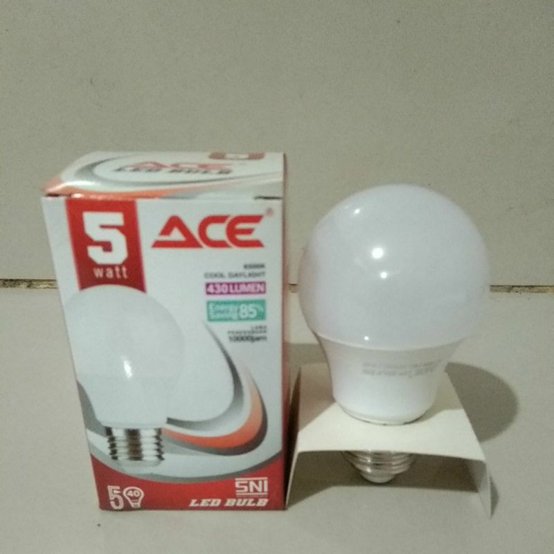 Lampu led ace 5 watt putih