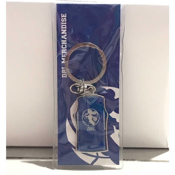 DBL MERCHANDISE JERSEY BASKETBALL METAL KEYCHAIN ( GANTUNGAN KUNCI) ROYAL BLUE