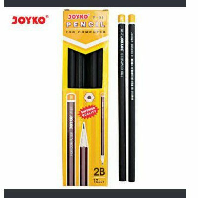

Pensil 2B Joyko P-91 Kuning / Pensil 2B P-91 Joyko
