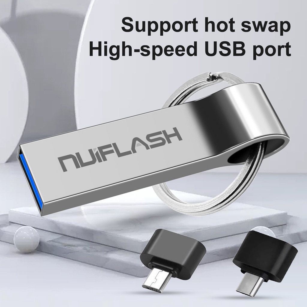 Flashdisk USB Mini 512GB / 1TB / 2TB Kecepatan Tinggi Anti Air Untuk Nuiflash U Disk Komputer