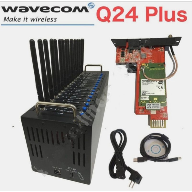Modem Pool 16 Port Wavecom Q24 Q24 PLUS Slim murah
