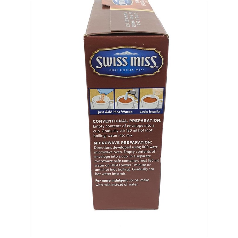 SWISS MISS DARK CHOCOLATE 283 GR HOT COCOA MIX 3 IN 1 SUSU COKLAT