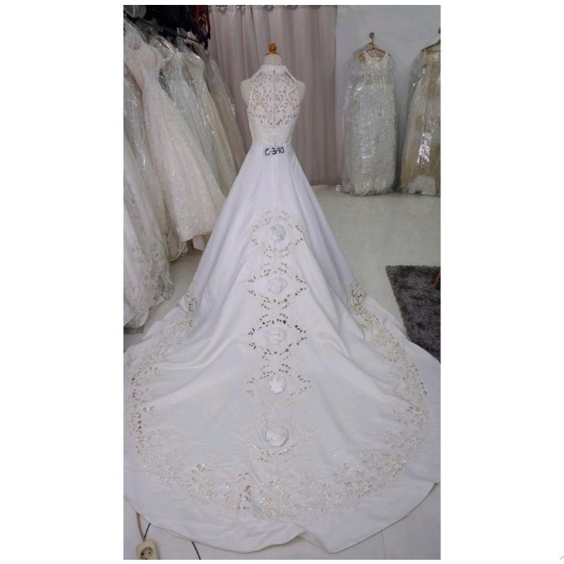 gaun pengantin / dress preloved bridal
