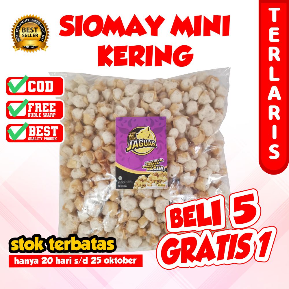 

SIOMAY MINI KERING 1 KG TERMURAH TOPING BASO ACI BOCI BANDUNG TOPING SEBLAK INSTAN CUANKI LIDAH