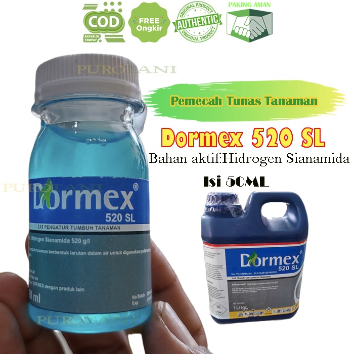 Dormex 520 SL Pemecah Tunas Tanaman Anggur Anggrek Apel hydrogen cyanamide hidrogen sianamida