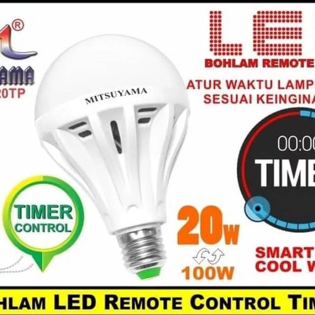 Bohlam LED Remote Control 20 Watt MS-Y0320TP MITSUYAMA