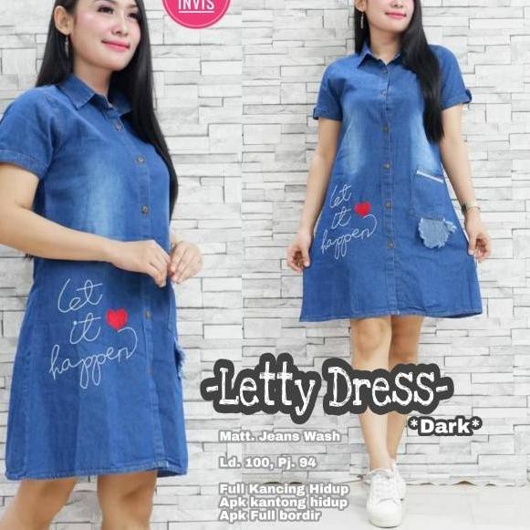 LETTY DRESS VARIASI BORDIR CANTIK