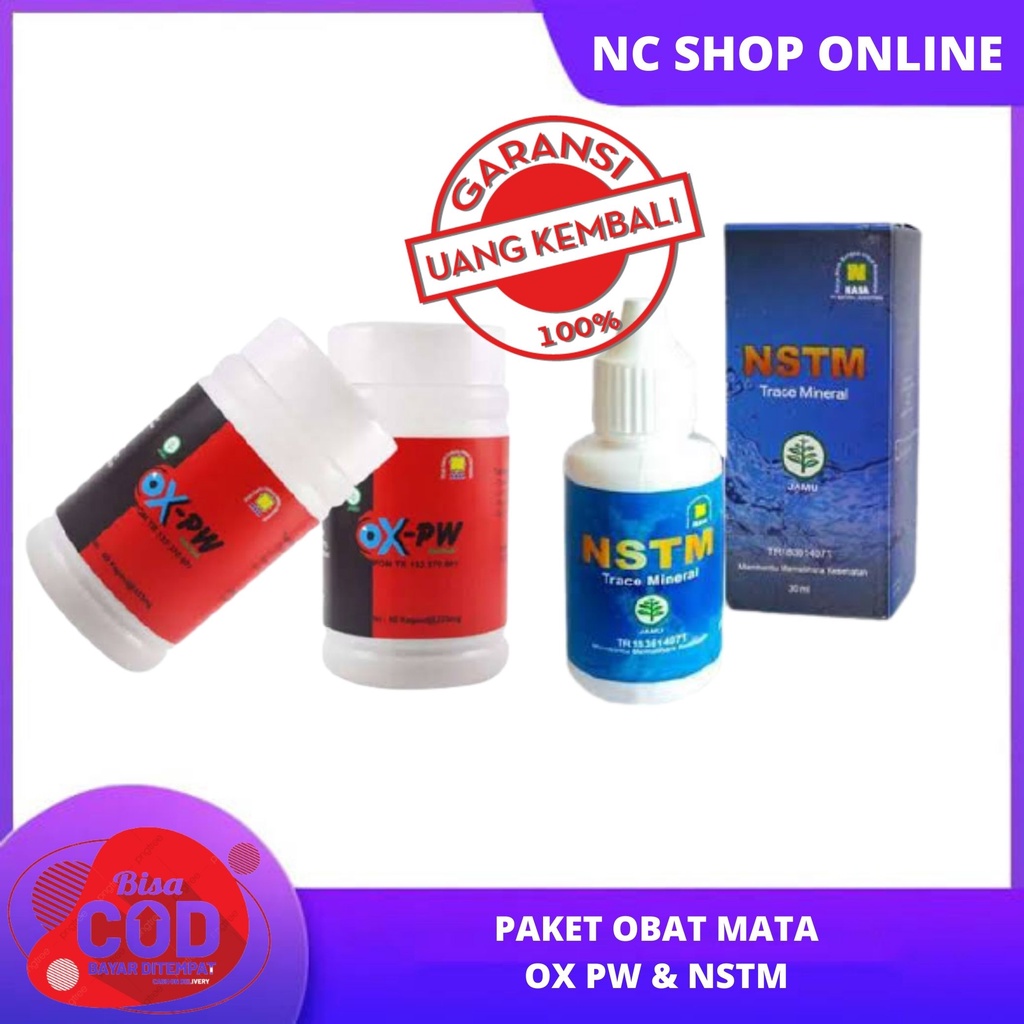 PAKET PERAWATAN MATA FREE GELAS RAMBANG - OXPW - NSTM - MATA KATARAK - MATA PLUS