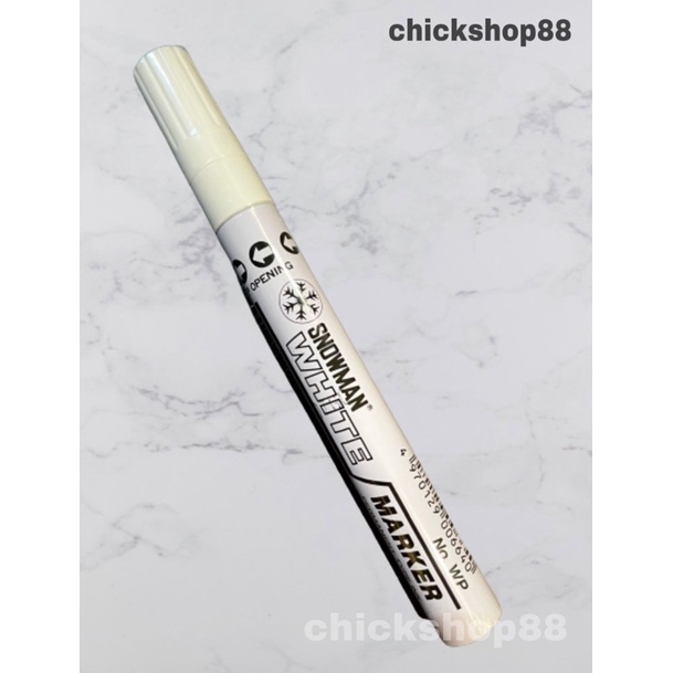 

Paint Marker Spidol Cat Snowman Permanent - Putih / White
