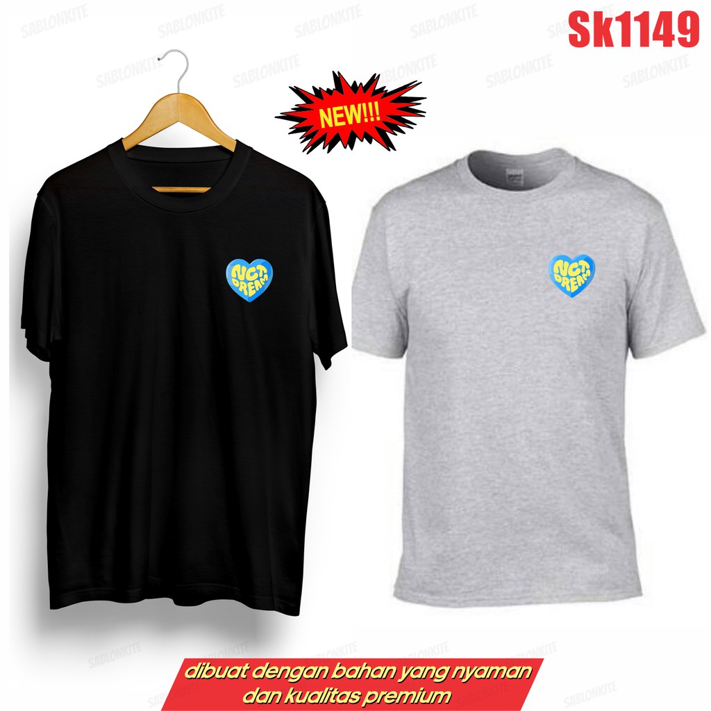 MURAH!!! KAOS NCT DREAM LOGO KECIL SK1149 HELLO FUTURE UNISEX