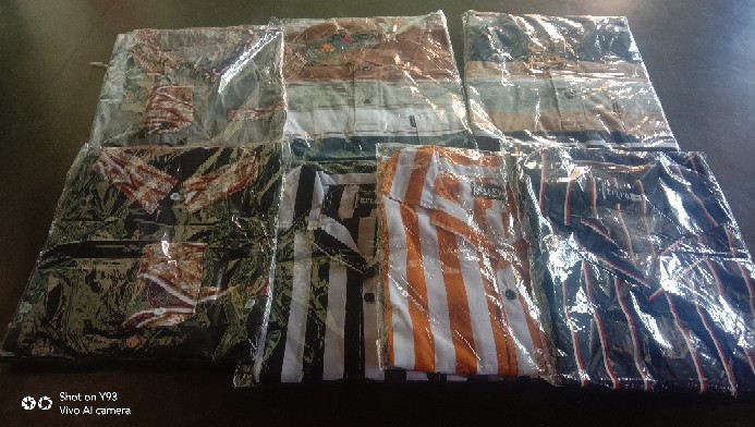 Kemeja Oki Kemeja Pria Lengan Panjang Kemeja Kombi Batik Kemeja Kasual T7