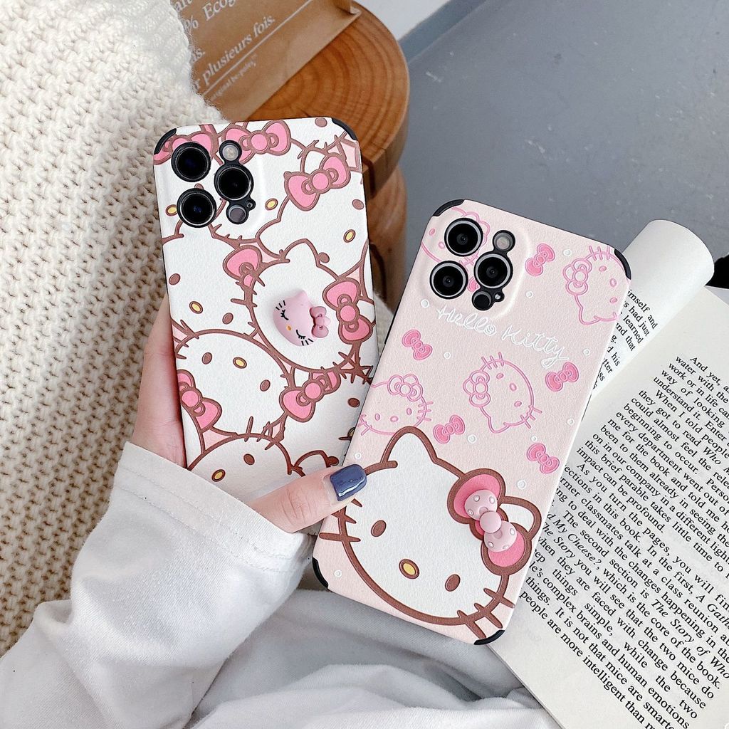 Case Motif Kartun Kucing Untuk iphone 12 11 Pro Max X Xs Max Xr 7 8 7plus 8plus Qvp8