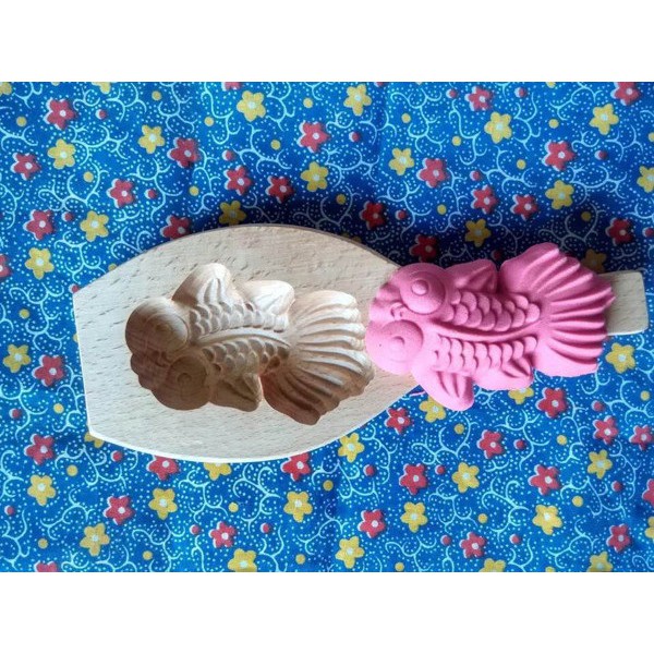 Cetakan Kayu Angku Kueku TioCiu Kue Nastar Kue Bulan Ikan Koi Lohan