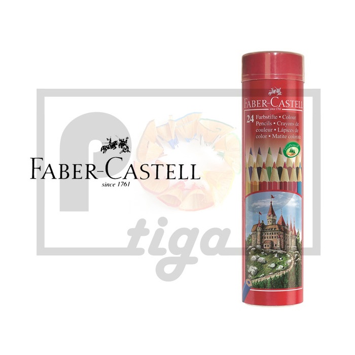 

WARNAPENSIL- PENSIL WARNA FABER CASTELL CLASSIC TIN 24 -PENSIL WARNA