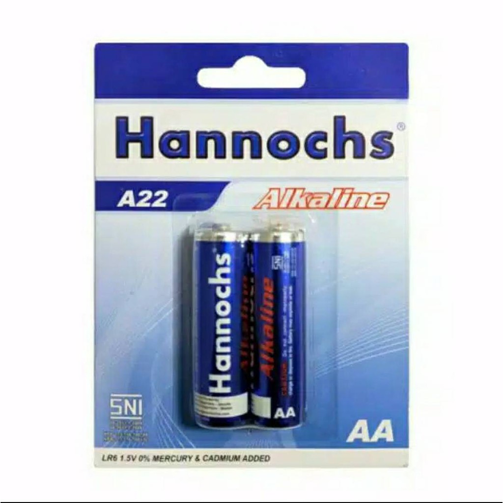 Baterai Alkali Hannochs AA/ A2 / Battery Alkaline Hannochs AA/ A2/ A22