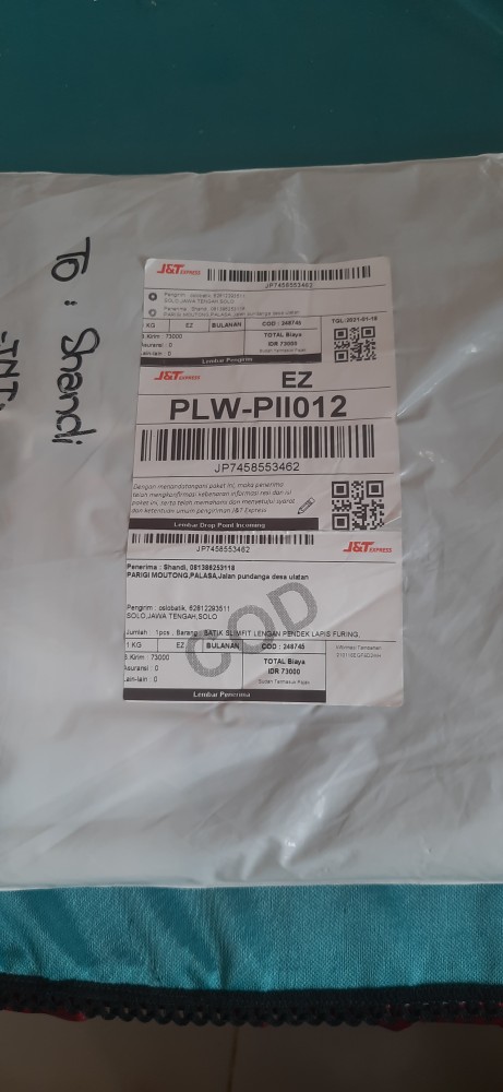 Kemeja Batik Lengan Pendek Premium Slimfit