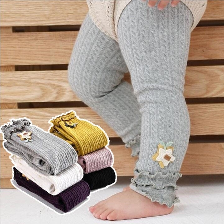 Celana Legging Anak / Legging Anak Impor / Legging Newborn / Legging Garis Polos Celana Panjang Anak