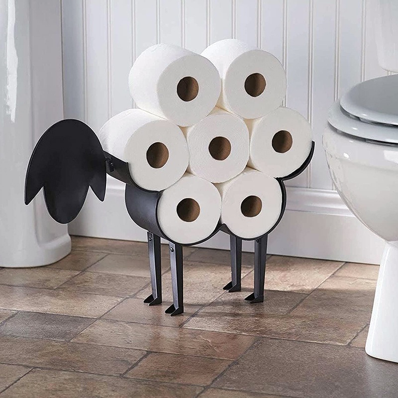 Tempat Tissue Toilet Dekorasi Kamar Mandi Dapur Bahan Besi