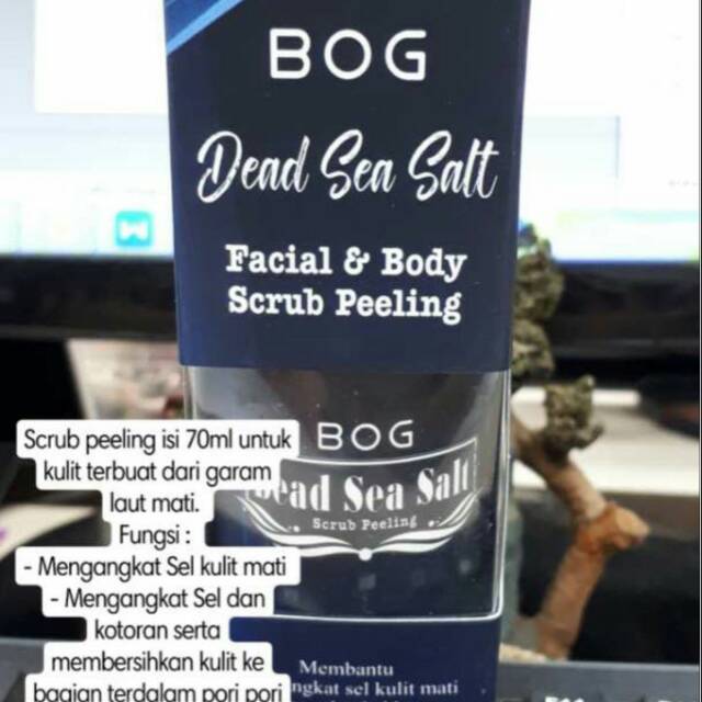 Body and peeling sea salt whitening