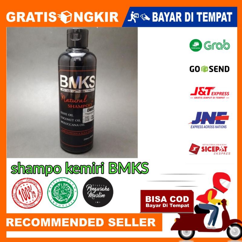 BMKS Natural Shampo - Shampo Penumbuh Rambut 250ml ASLI BPOM ORIGINAL 100%