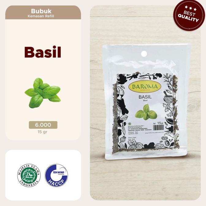 

bumbu Baroma Basil Bumbu Masak [15 g] Refill