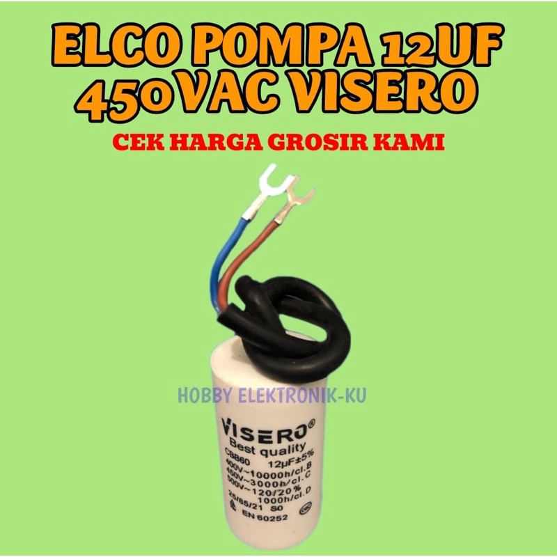 ELCO POMPA 12UF 450VAC VISERO