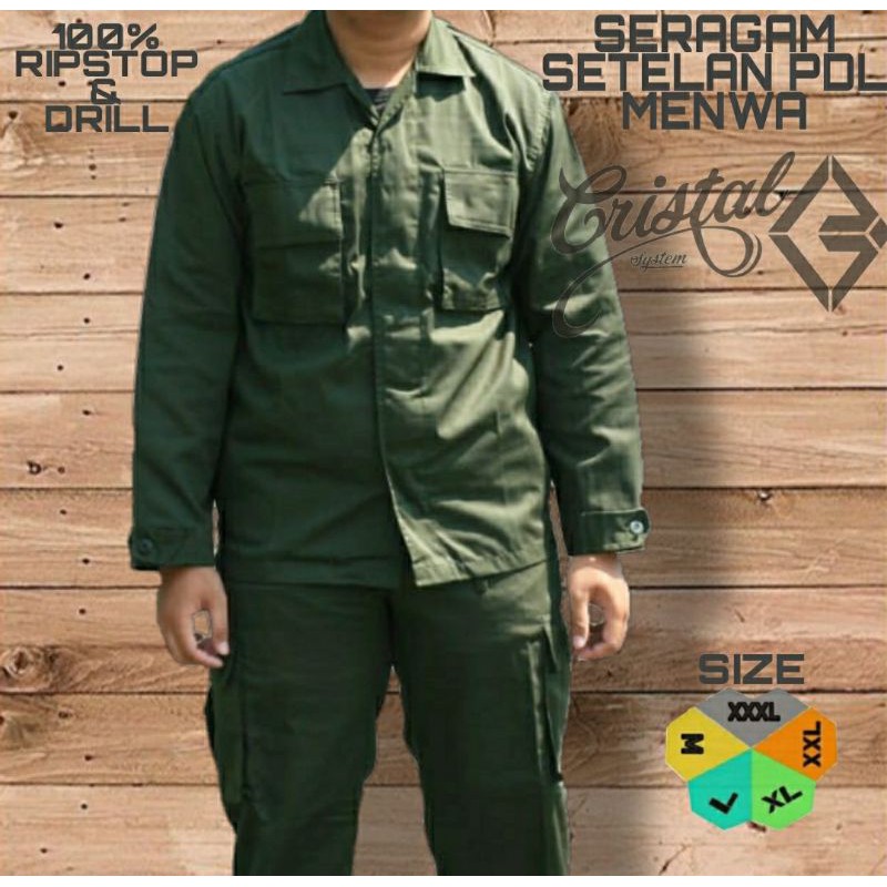 setelan PDL menwa / setelan pdl TNI