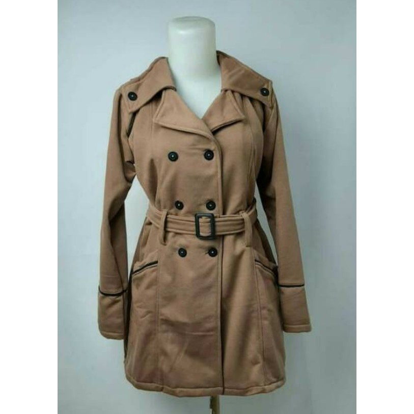 Grosir Coat Wanita Hangat Best Quality DistroNKRI / Trench Coat Wanita Casual Clasis / COAT MANTEL / VINLEY Elegan