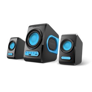 Speaker Aktif Pc Komputer Laptop Multimedia Sonic Gear Quatro V Extreme Bass Hitam Black Bisa USB F