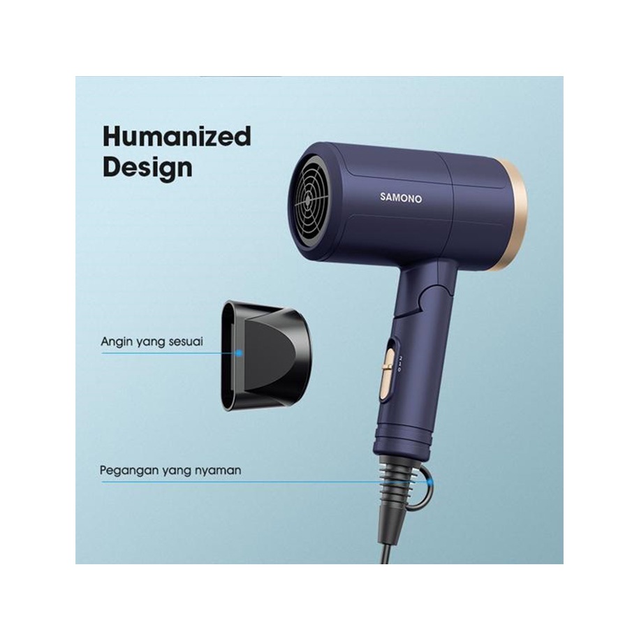 Hairdryer Pengering Rambut Samono 1000Watt Bisa Dilipat