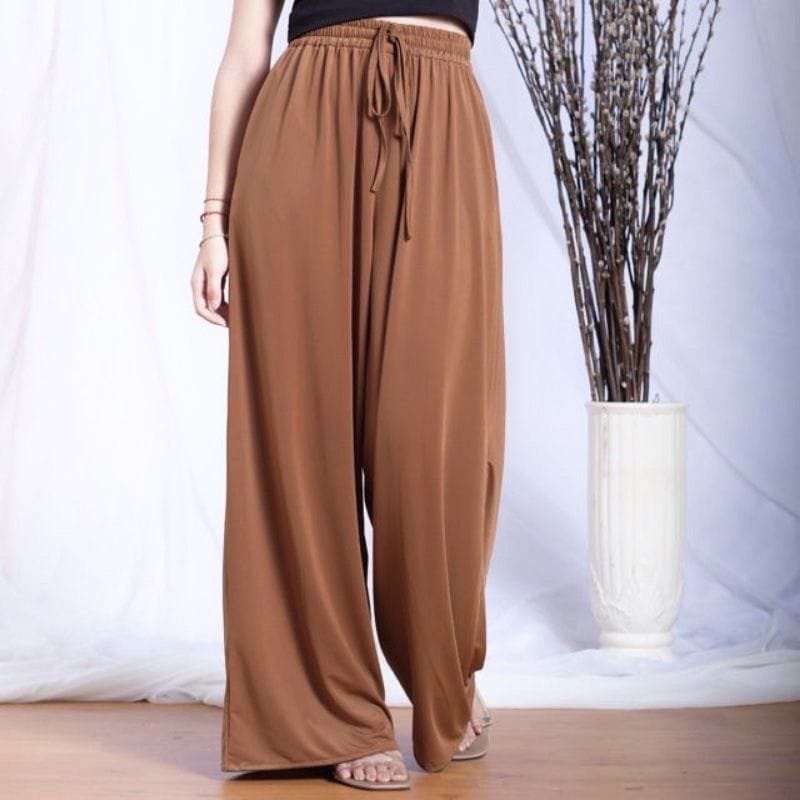 Korean Long Pants Celana Culotte Wanita C075