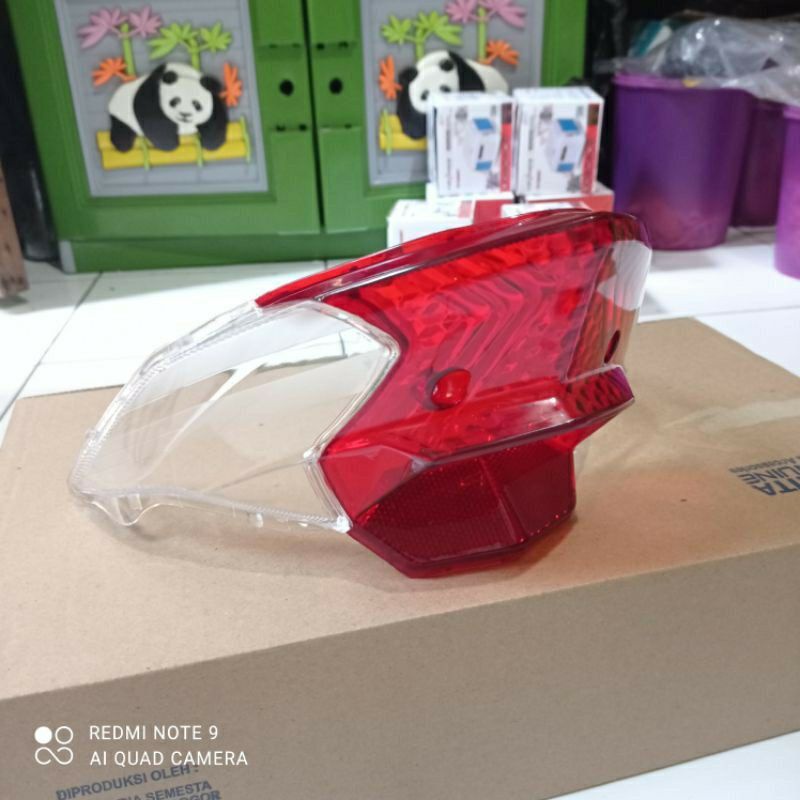 Mika kaca lampu stop belakang plus sein Honda Beat F1 2012 2013 2014 2015