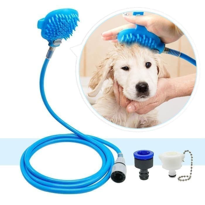 Pet Bathing Tool Alat mandi Anjing Kucing Perlengkapan Hewan Peliharaan Pet Shop Selang Pembersih