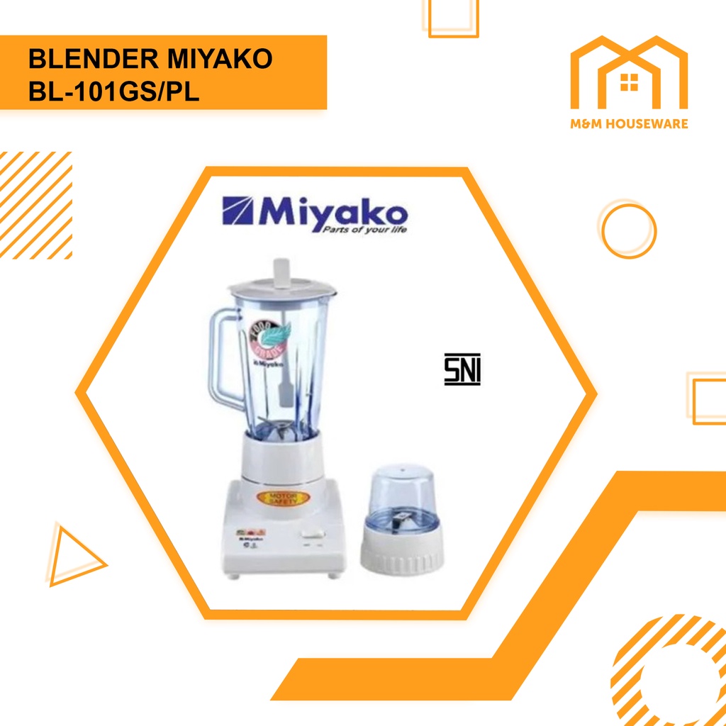 BLENDER  MIYAKO BL-101 1 LITER 2 IN 1 BLENDER MIYAKO BL 101 GS/PL