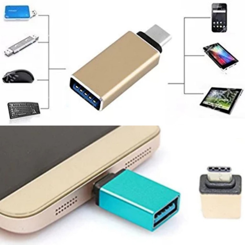 USB Tipe C to USB OTG Smartphone, for Macbook PRO Dongle USB Hub