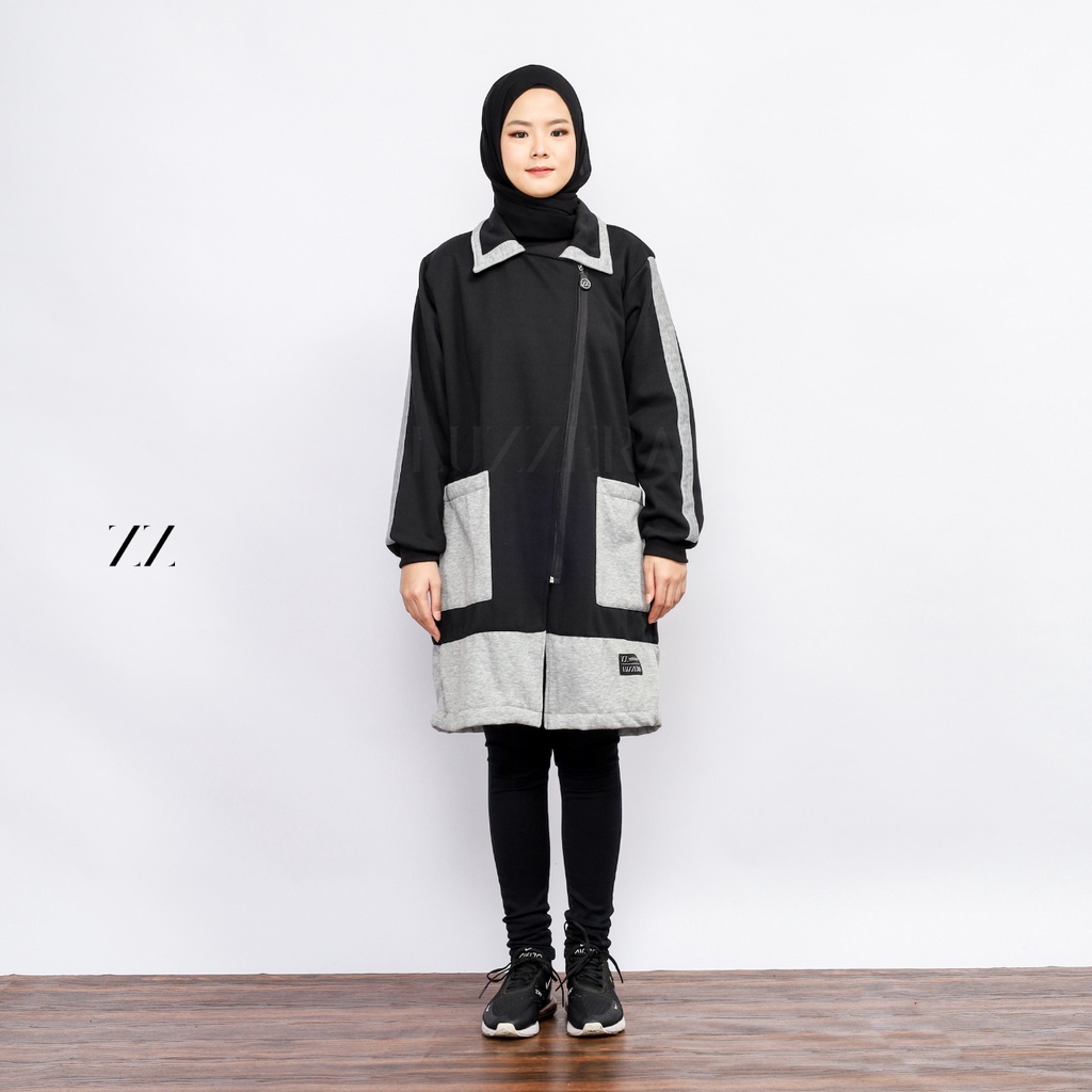 LUZERA ZORA - Jacket Wanita Muslimah Jaket Hijaber Jaket Panjang