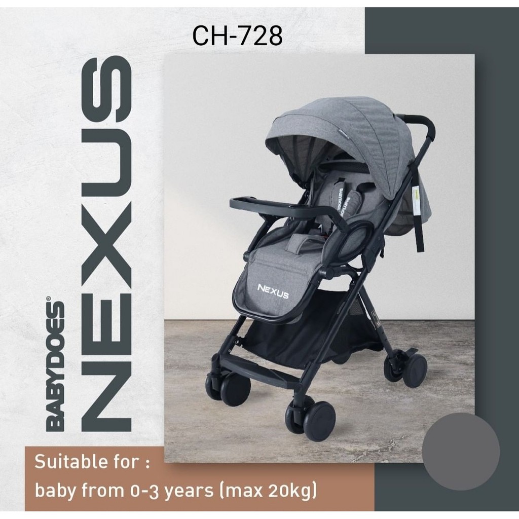 STROLLER BABYDOES NEXUS CH 728 JUAL KERETA BAYI BABYDOES KERETA DORONG BAYI STROLLER BABY