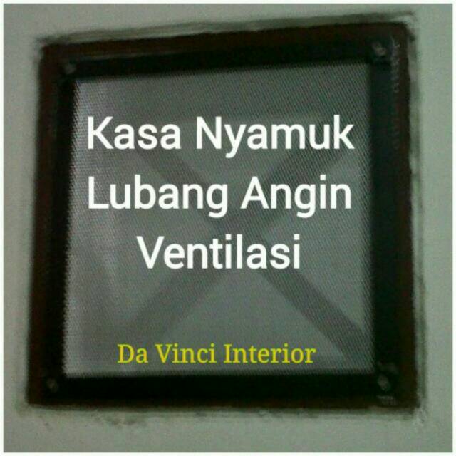 Kasa Nyamuk Fiberglass list karet lubang angin