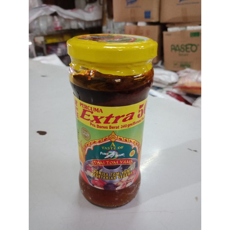 

Thai Tom Yam Vegetarian Peace Brand 340gr