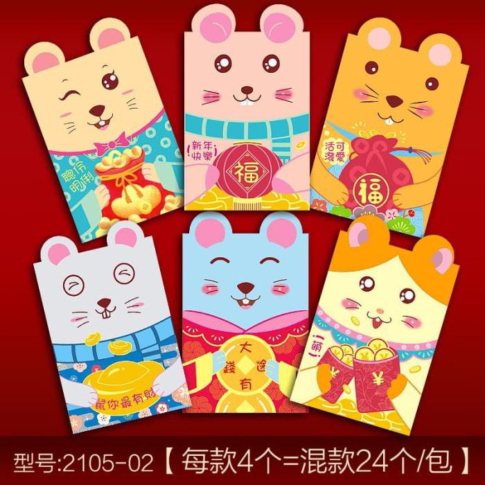 

Angpao Imlek 3D Premium Tikus Murah Ampao Sincia Kado Amplop Merah