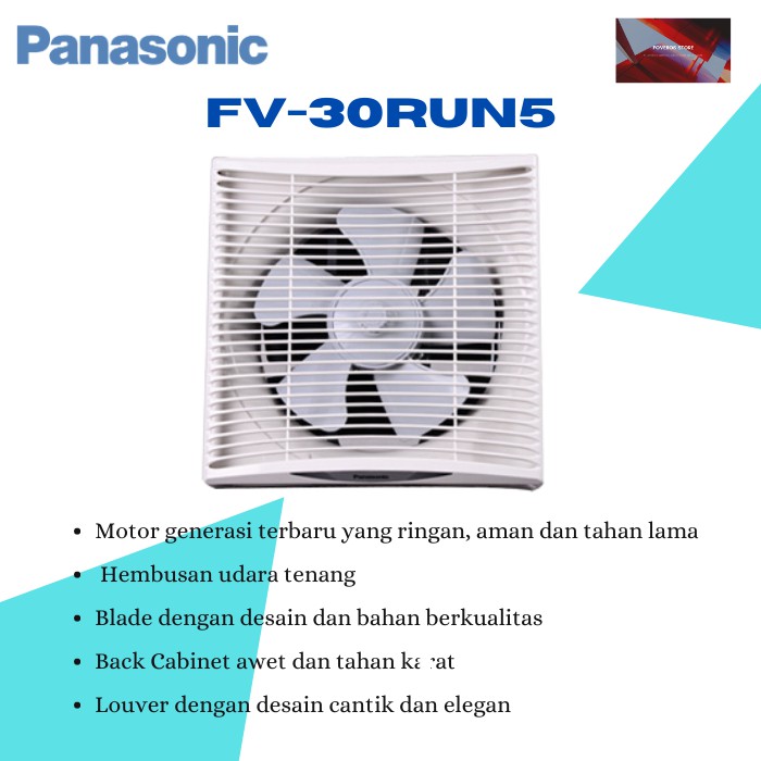 Panasonic FV30RUN – Exhaust Fan 12 inch