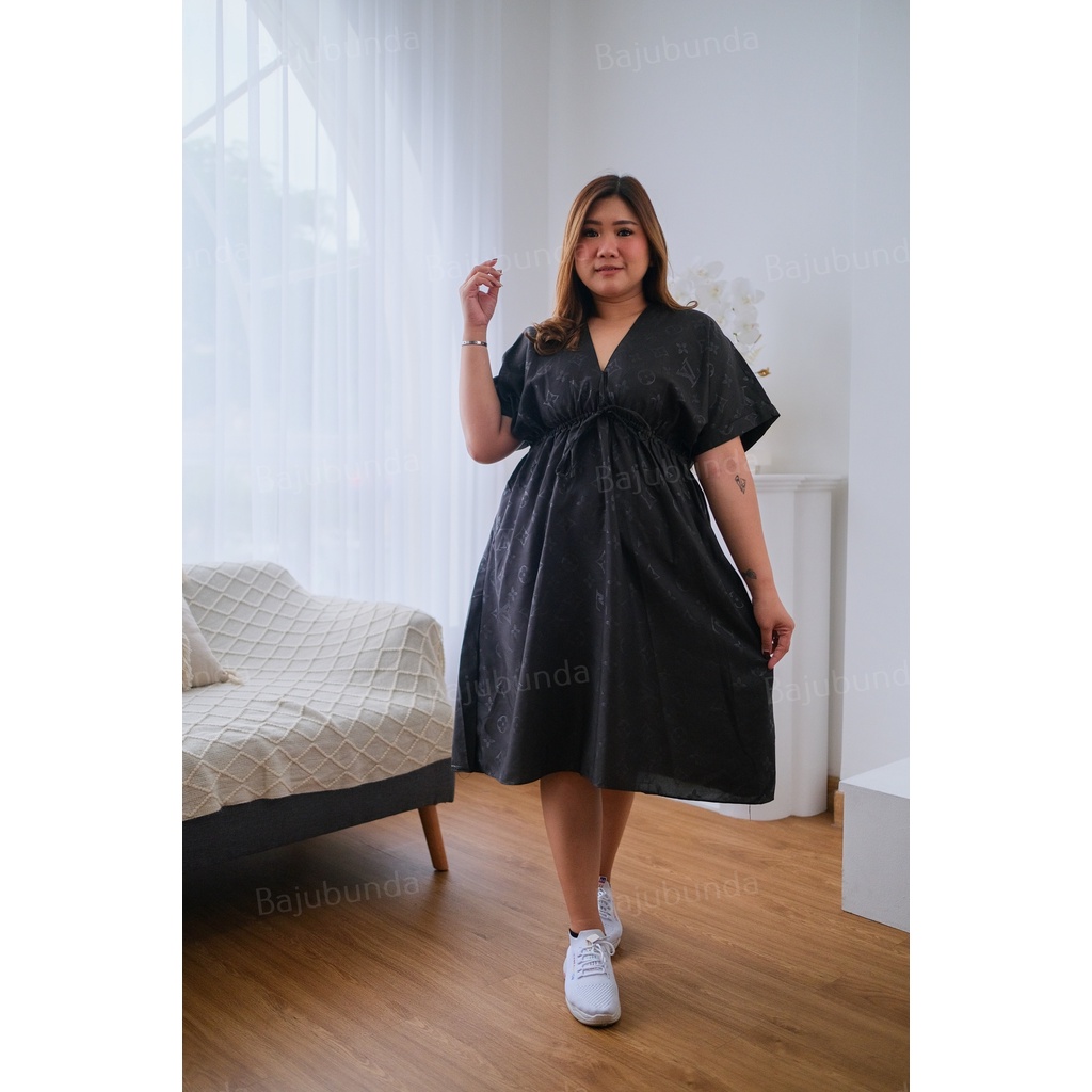 LD 120 DRESS JUMBO WANITA BIG SIZE JOYBOS