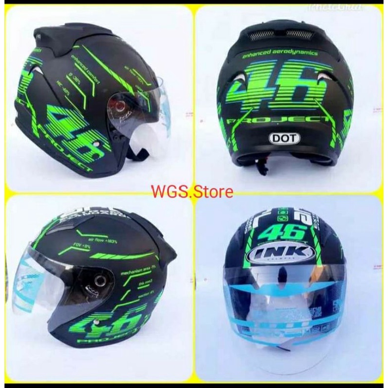 Helm ink bermotif