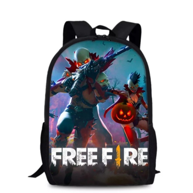 GGS TAS RANSEL ANAK UNTUK SEKOLAH DASAR TAS BUKU ANAK ANAK FREEFIRE KARAKTER PERMAIN 3D CETAK RANSEL