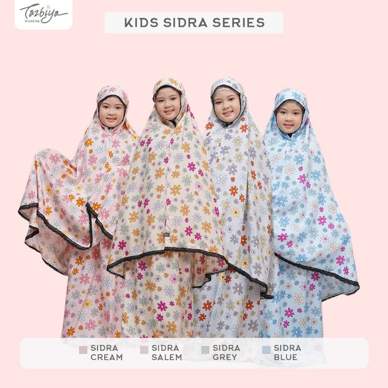 Mukena Tazbiya Kids Sidra Series Allsize